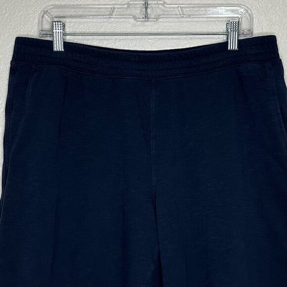 Uniqlo AlRism Navy Blue Cotton Easy Pull On Men’s Shorts - Picture 2 of 12